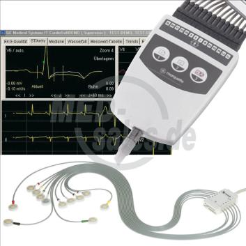 Aktionspaket CardioSoft® V 6.7 Ruhe-EKG/Ergo mit Applikationssystem KISS 