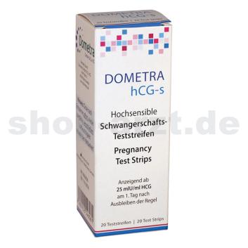 DOMETRA hCG-Teststreifen Schwangerschaftstest 